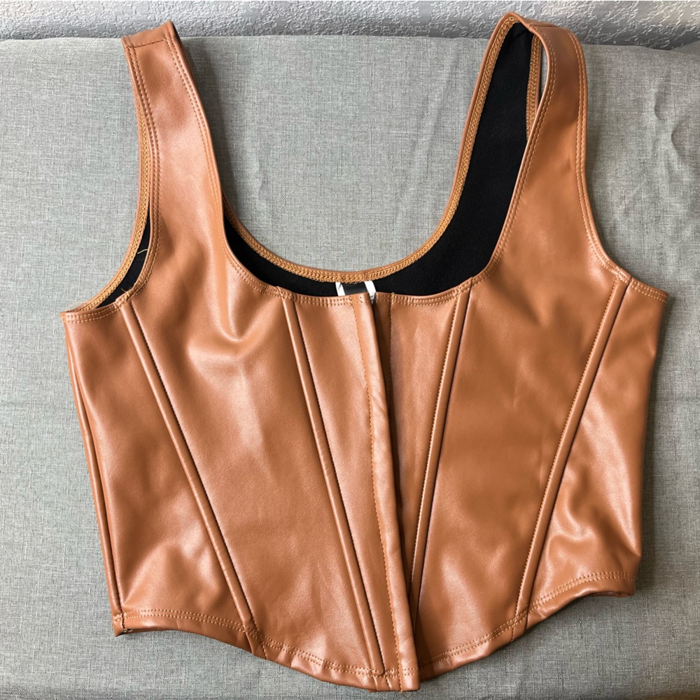 Leather top